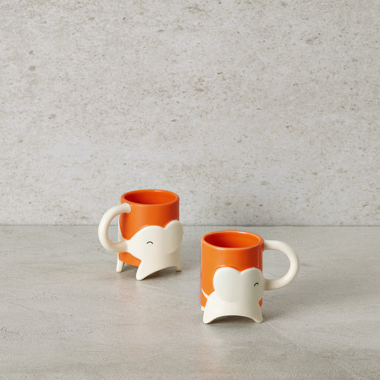 Hong Kong Starbucks - 3OZ ELEPHANT ORANGE MUG