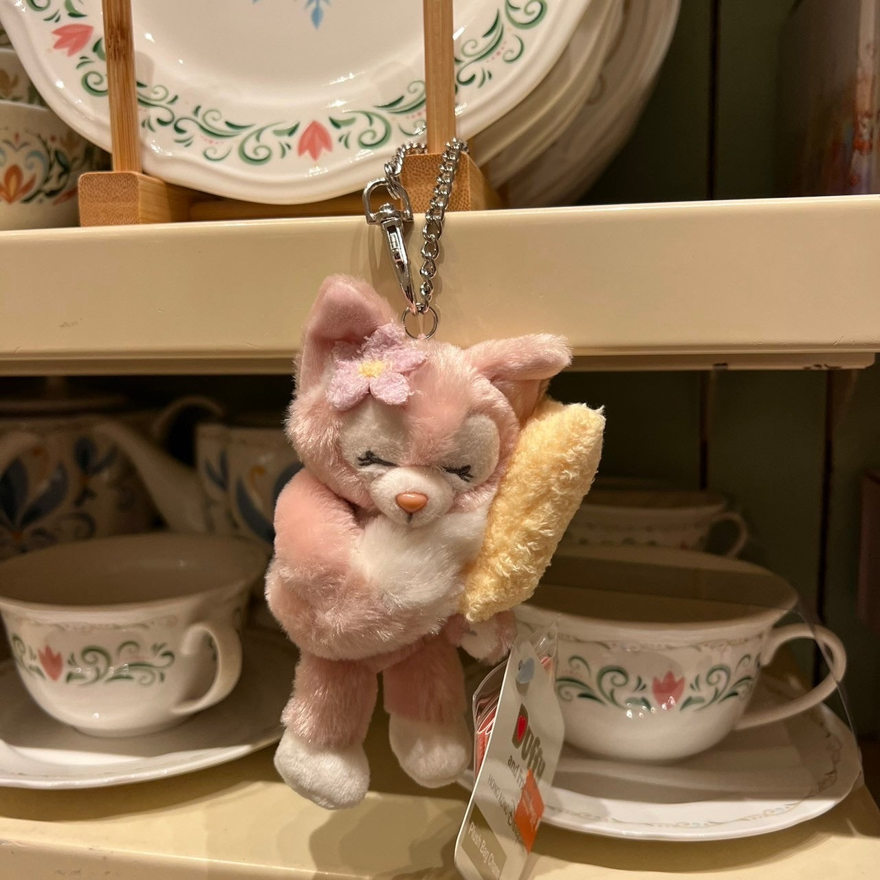 HKDL - Linabell sleeping keychain plush