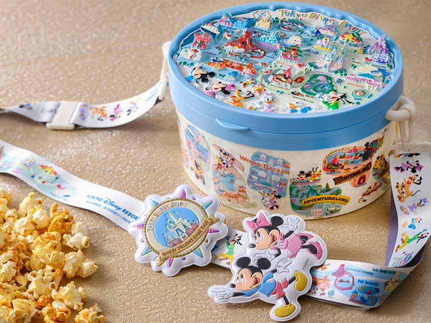 TDR - Disney Resort Map popcorn bucket