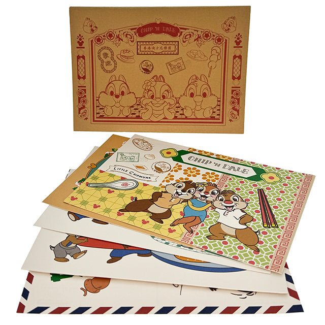 HKDL - Chip 'n' Dale Hong Kong Heritage - Postcard Set of 8
