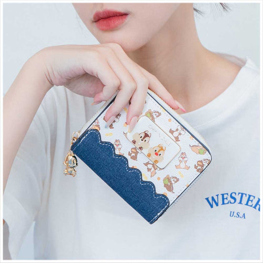 Disney Character - Chip n Dale Demin Collection - Short wallet