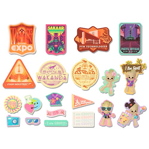 TDR - It's small world with Groot Collection - Sticker set