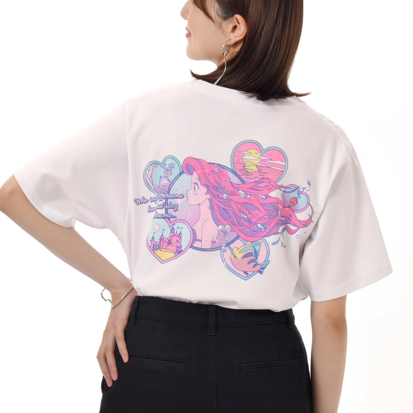 SDJ - 90s Anime Style The Little Mermaid Collection - T-shirt