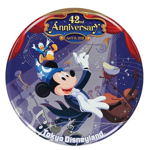 TDR - Tokyo Disneyland 42nd Anniversary - Badge