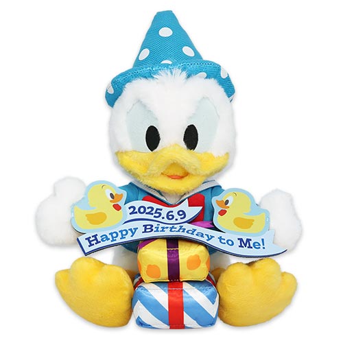 TDR - 2025 - Donald Birthday plush