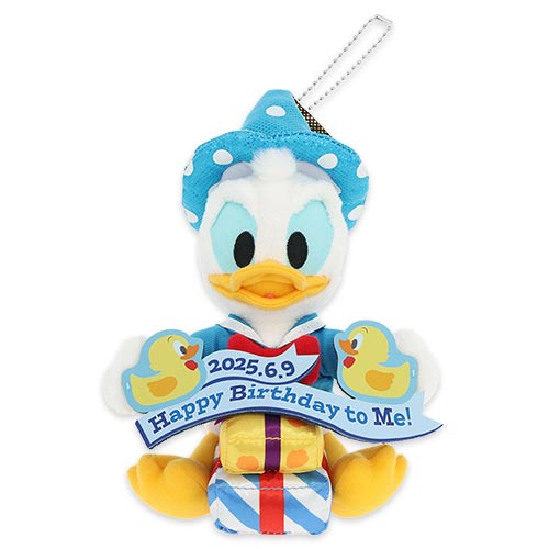 TDR - 2025 - Donald Birthday plush keychain