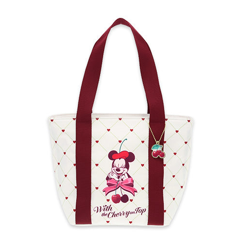 Tokyo Disney Resort Valentine 2026 Minnie Mouse Lunch Bag - Sweet and Loving with the Cherry on top Collection