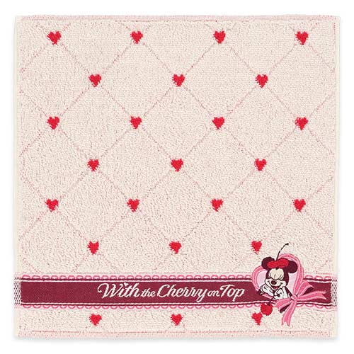 Tokyo Disney Resort Valentine 2026 Minnie Mouse Mini Towel Set - Sweet and Loving with the Cherry on top Collection