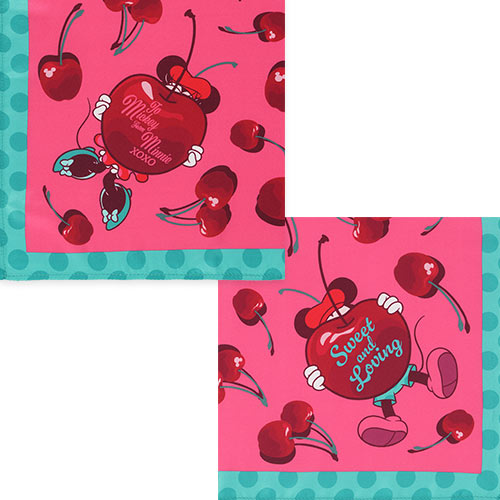 Tokyo Disney Resort Valentine 2026 Minnie Mouse Scarf - Sweet and Loving with the Cherry on top Collection