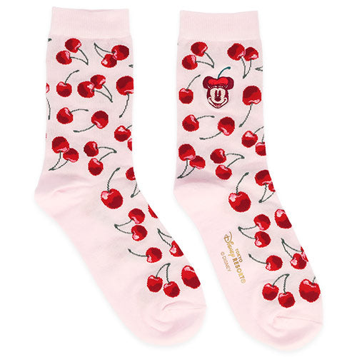 Tokyo Disney Resort Valentine 2026 Minnie Mouse Socks- Sweet and Loving with the Cherry on top Collection
