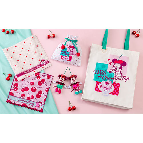 Tokyo Disney Resort Valentine 2026 Minnie Mouse String Bag - Sweet and Loving with the Cherry on top Collection
