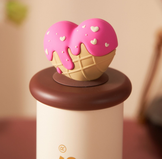 China Starbucks - 330ml Heart Biscuit Tumbler