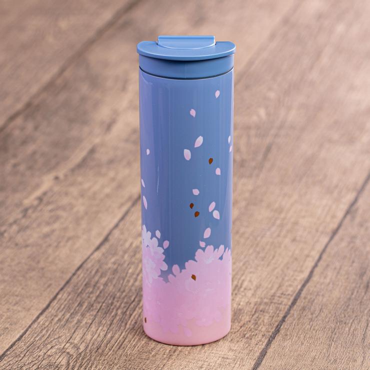 Hong Kong Starbucks - Spring21 Purple Falling Blossom Stainless Steel Tumbler 16oz