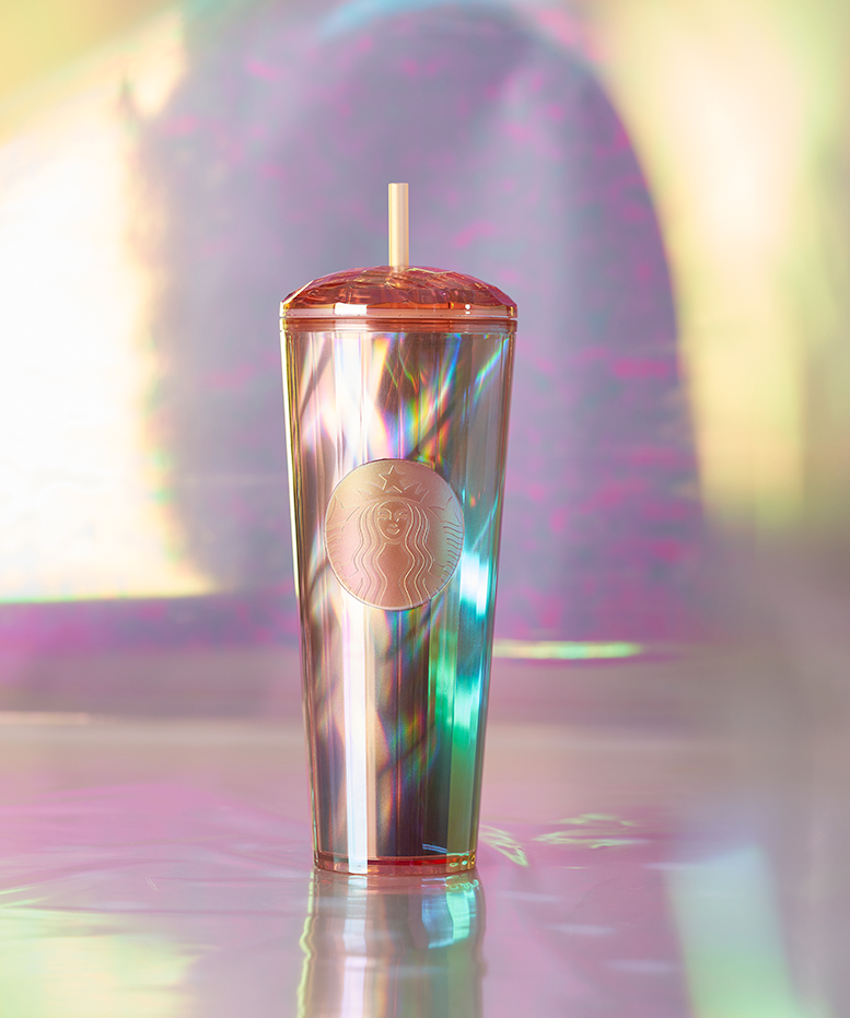 China Starbucks - Grey x Pink - 709ml tumbler