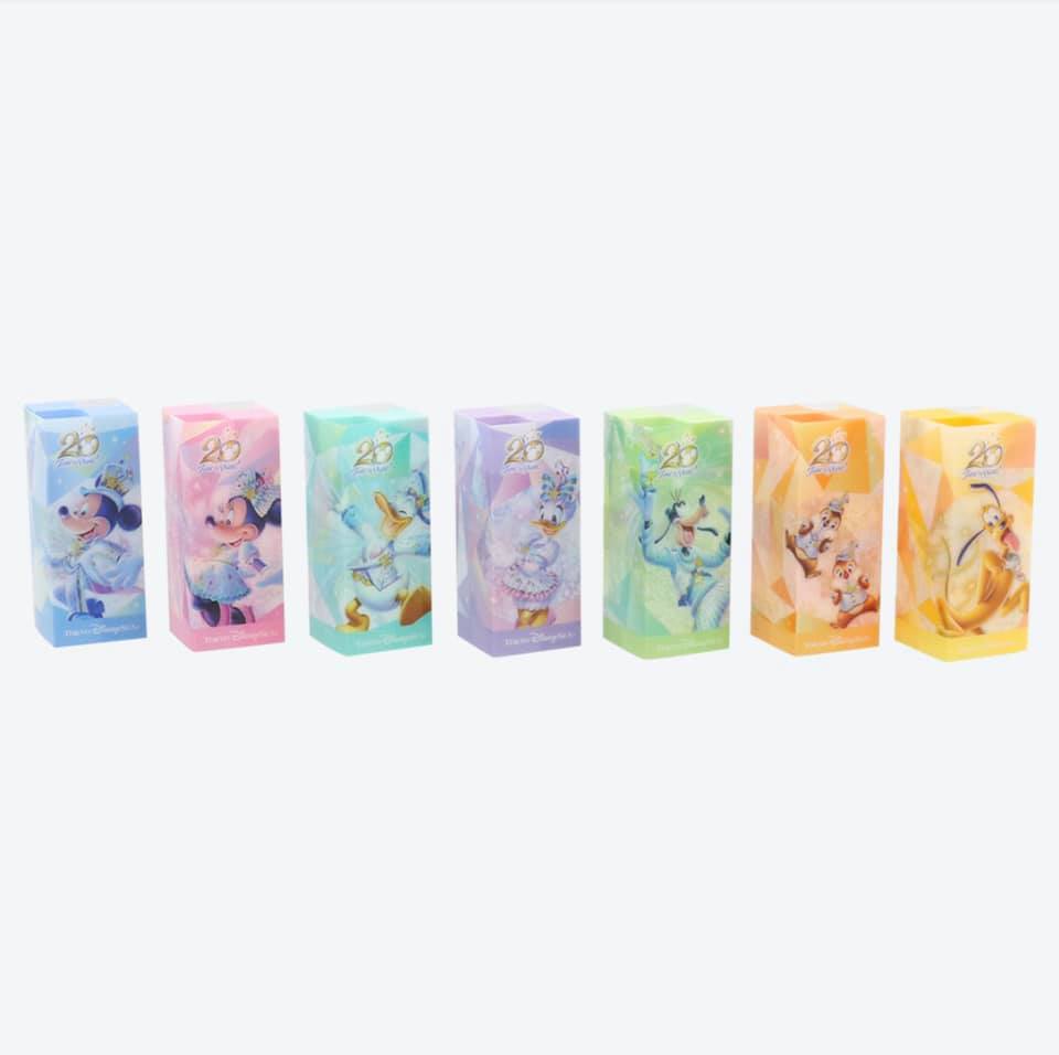 TRD - Disney Sea 20th anniversary - Erasers set of 7