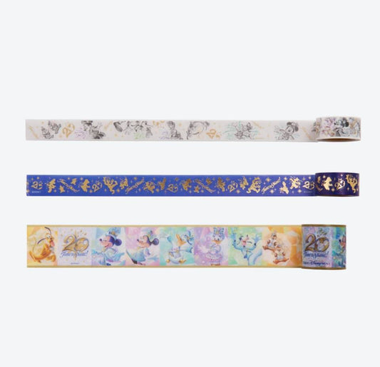 TRD - Disney Sea 20th anniversary - Tape set of 3 with holder