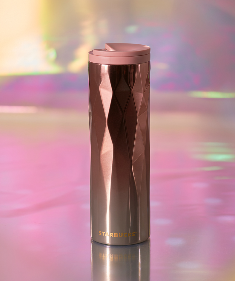 China Starbucks - Grey x Pink - 473ml tumbler
