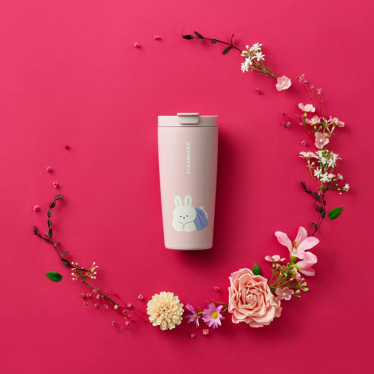 Hong Kong Starbucks - 16OZ RABBIT IN BLANKET SS WATER BOTTLE