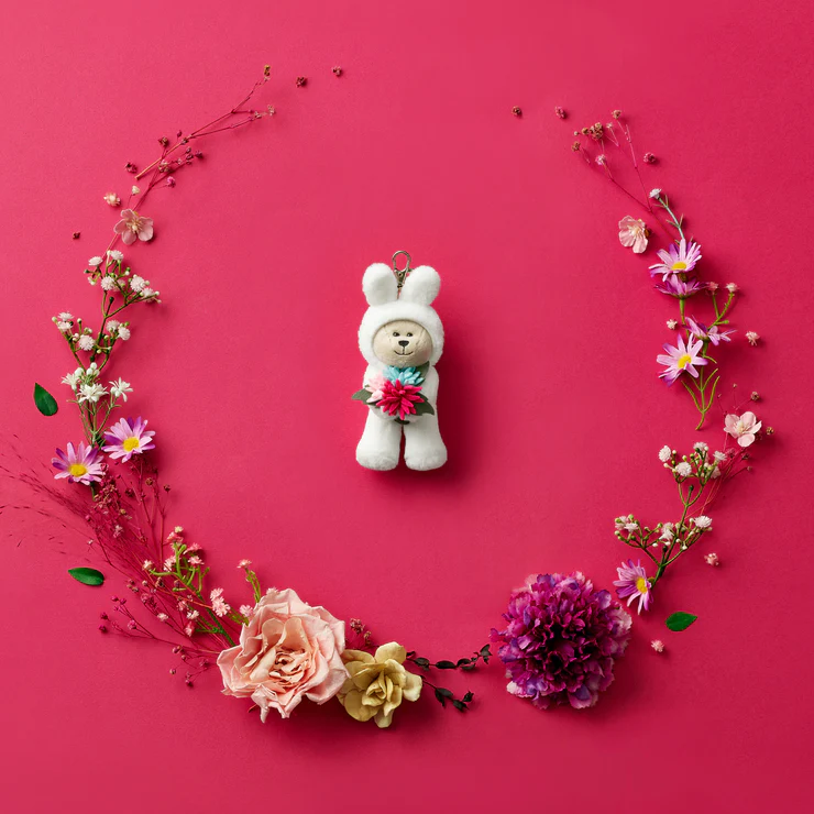 Hong Kong Starbucks - MINI RABBIT BEARISTA BEAR KEY CHAIN