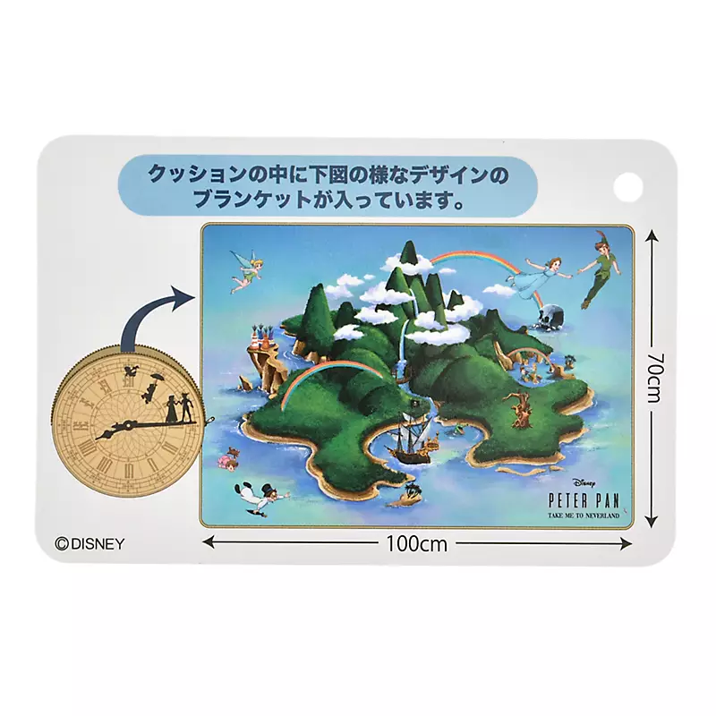SDJ - Flying to Neverland Collection - Cushion Blanket