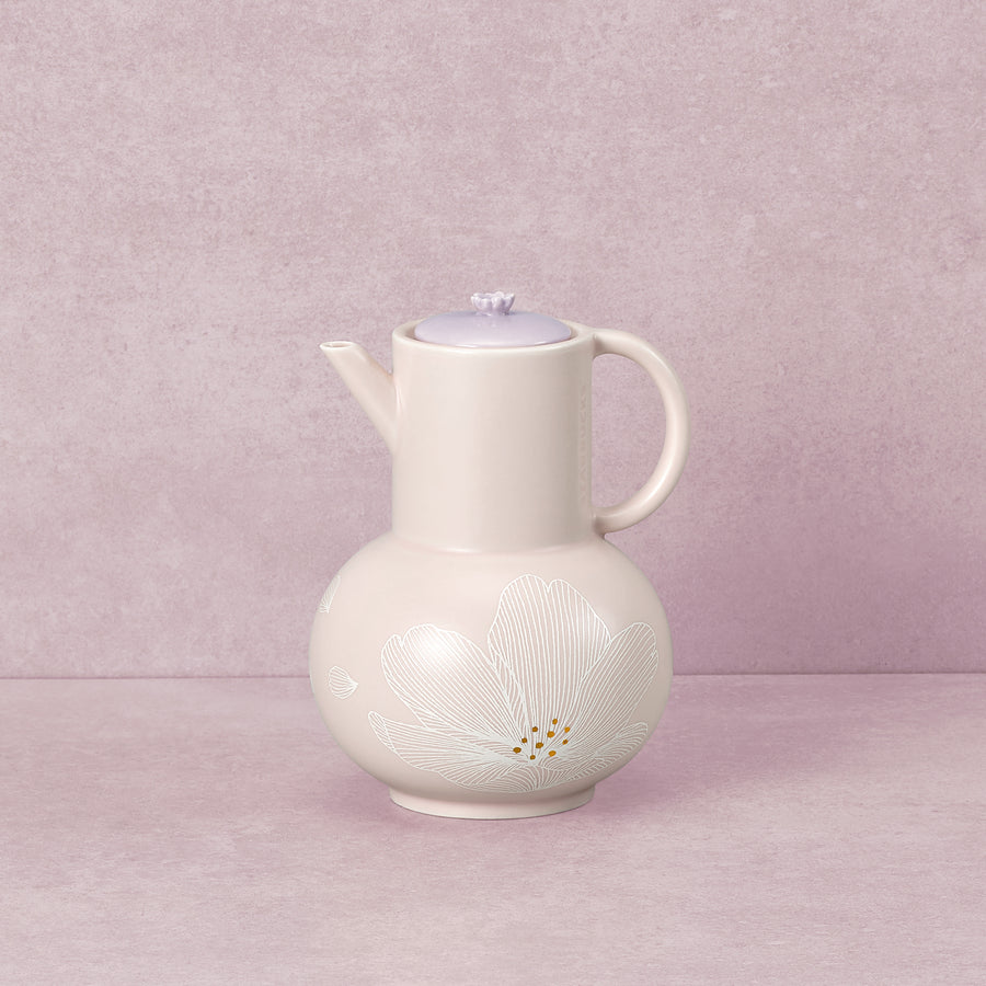 Hong Kong Starbucks Sakura Collection 2022 - WHITE CHERRY BLOSSOM TEA POT (22OZ)