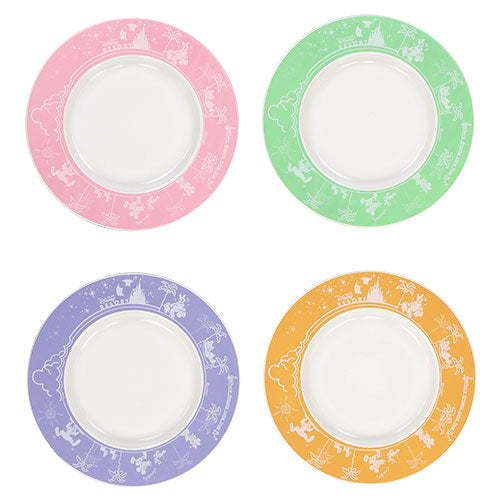 TDR - Tokyo Disney Resort Plate Set of 4