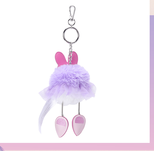 SHDL - Daisy Duck Fancy Party Collection - Furry Keychain
