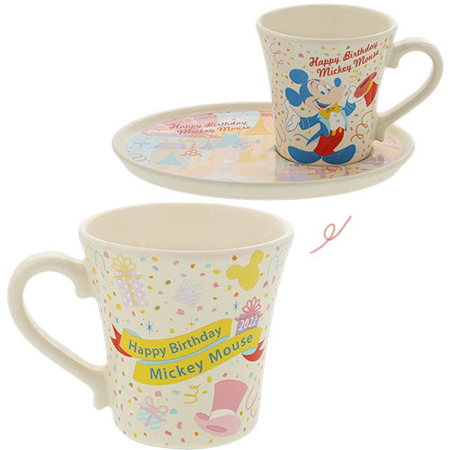 TDR - Happy Birthday Mickey Mouse 2022 - Cup with plate set
