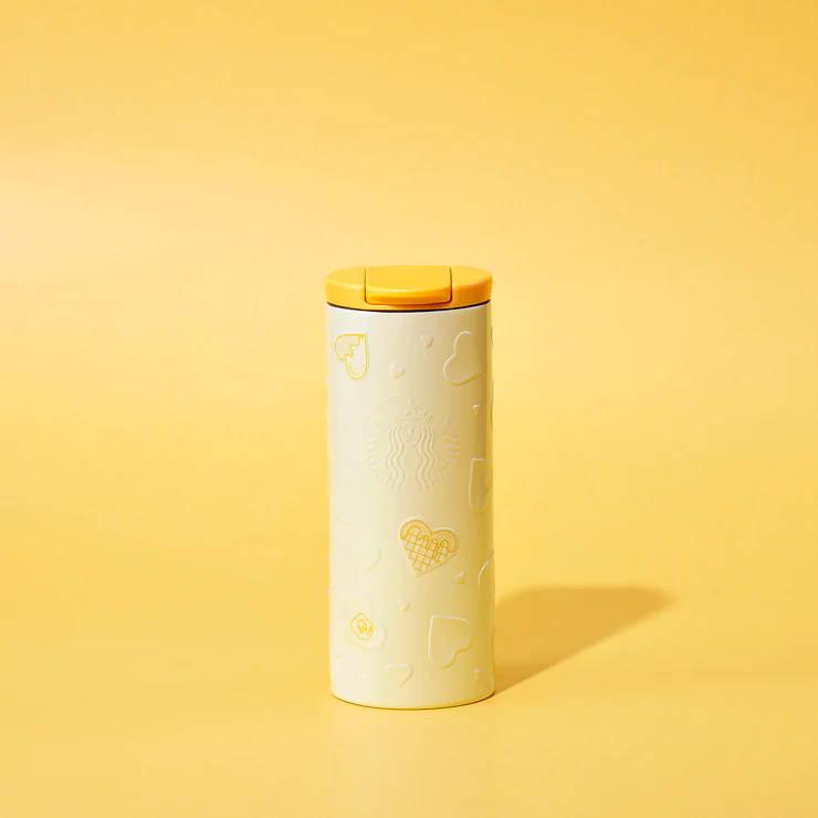 Hong Kong Starbucks - 12OZ BUTTER HEART SS TUMBLER 12OZ BUTTER HEART