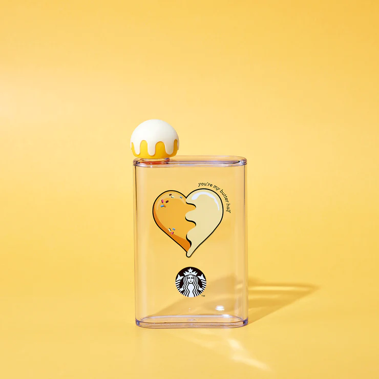 Hong Kong Starbucks - 14OZ DRIPPING HEART WATER BOTTLE
