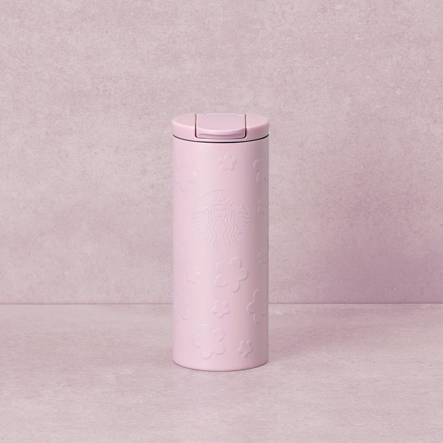 Hong Kong Starbucks Sakura Collection 2022 - 12OZ PINK CHERRY BLOSSOM STAINLESS STEEL TUMBLER