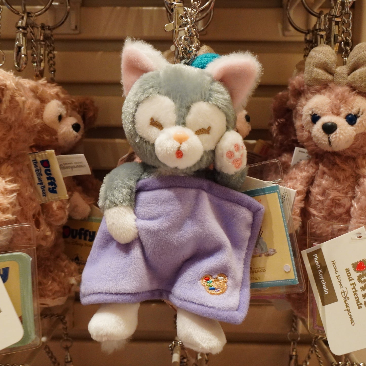 HKDL - Sleeping Keychain - Gelatoni