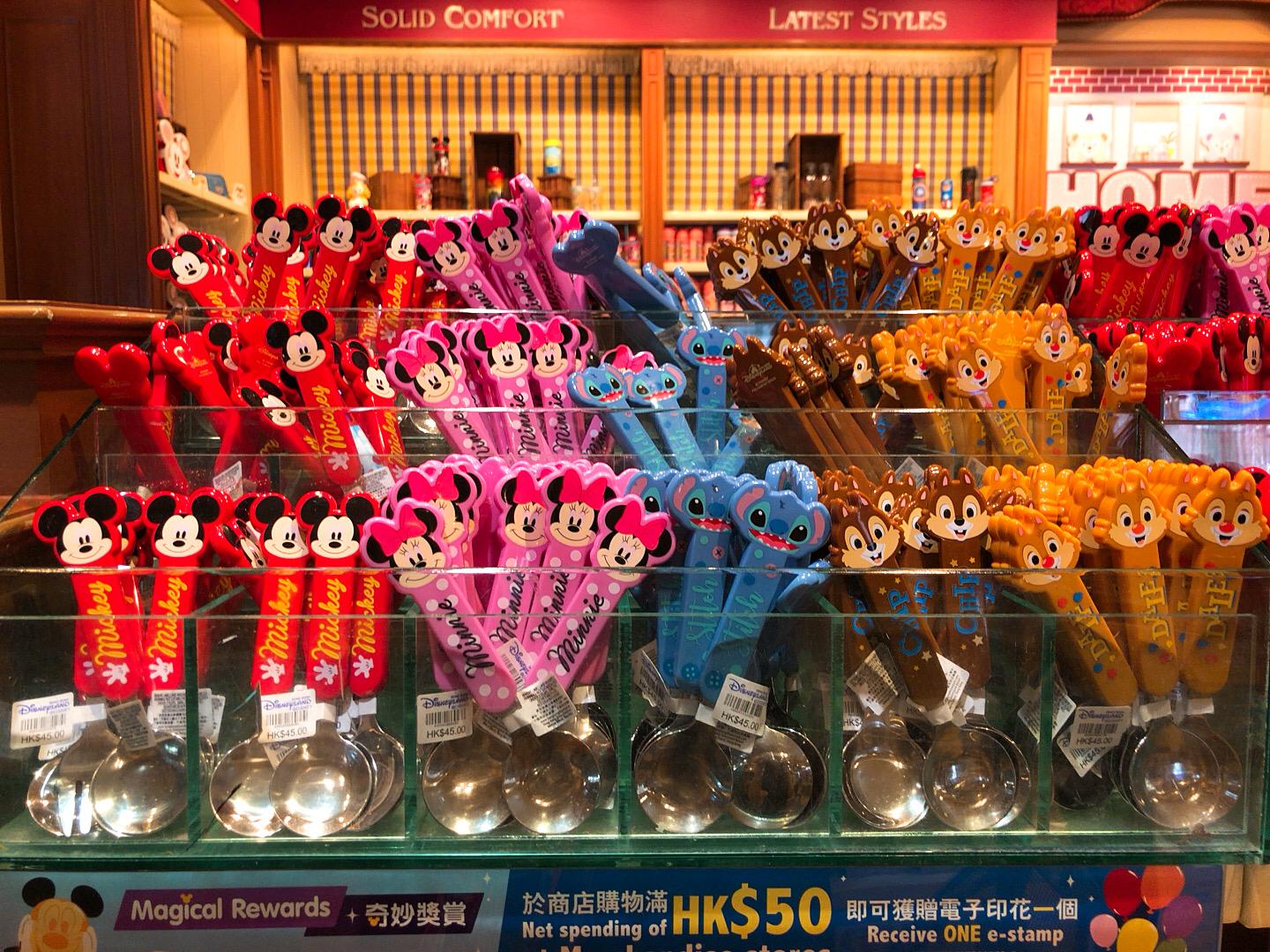 HKDL - Disney Characters Spoon