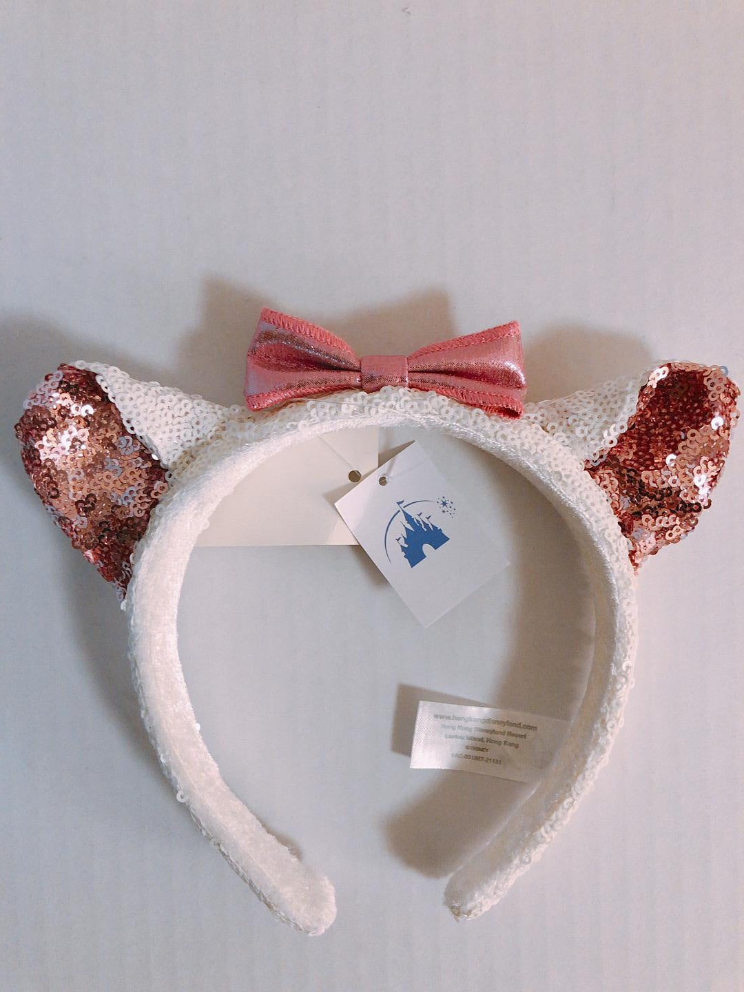 HKDL - Marie sequin ears / headband
