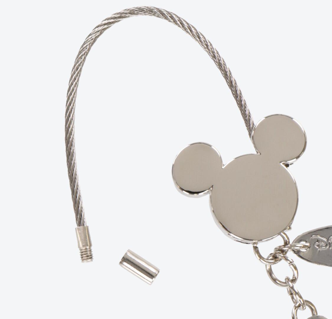 TDR - Mickey Minnie Stain Glass Keychain