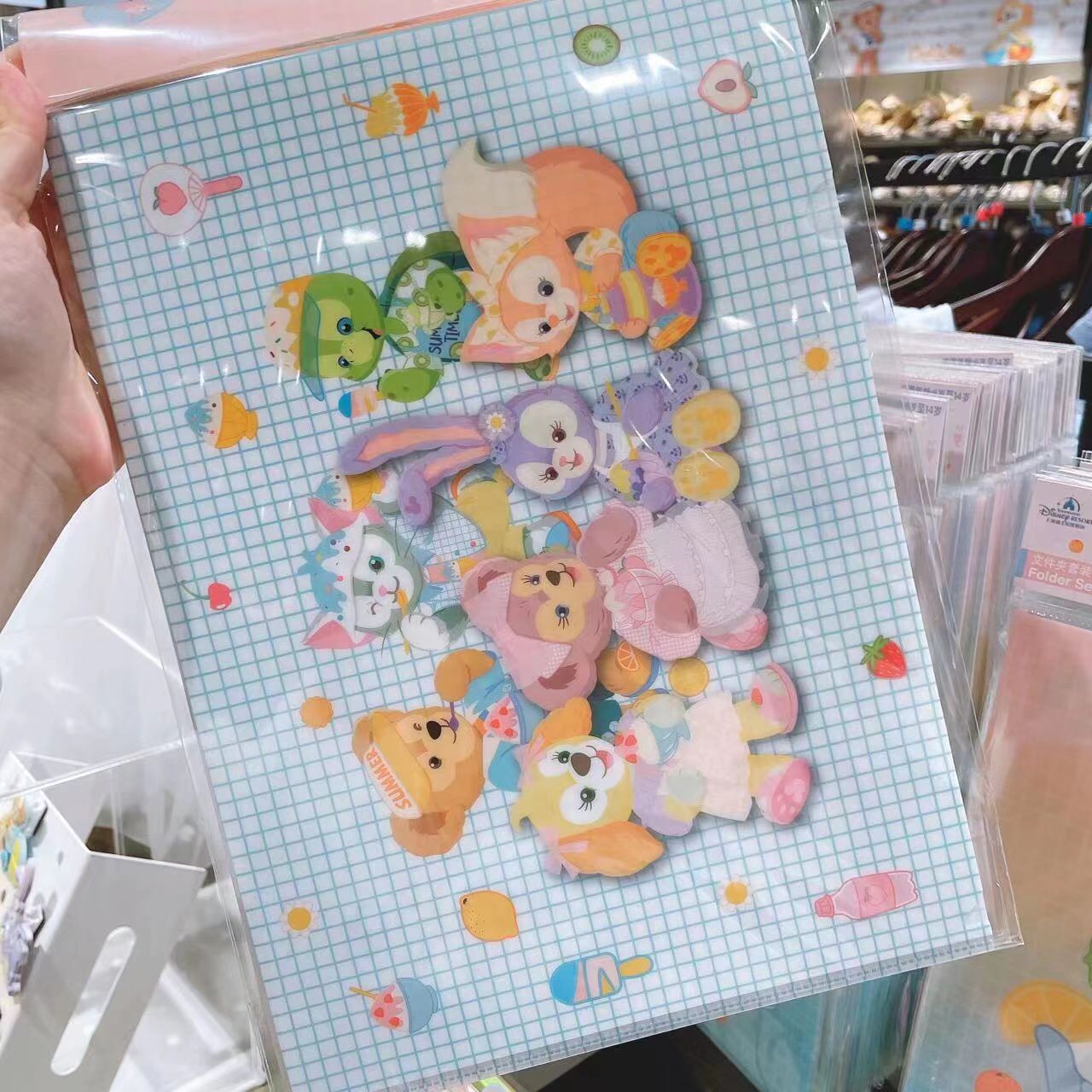 SHDL - Duffy and friends A4 folder set of 3