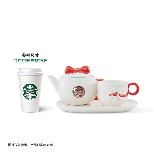 China Starbucks - Christmas 2022 Collection - 610ml tea pot and mug set