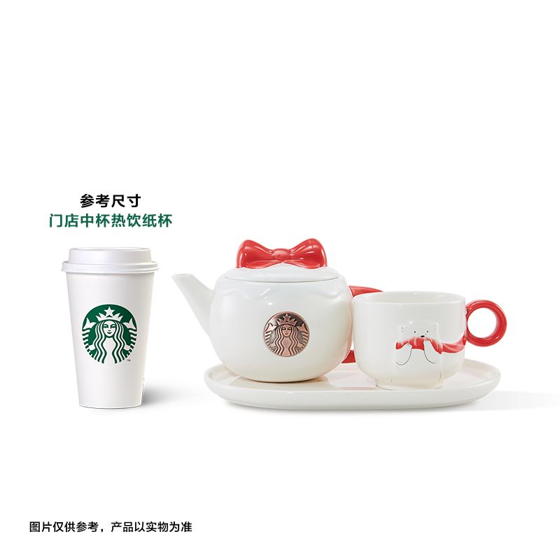 China Starbucks - Christmas 2022 Collection - 610ml tea pot and mug set