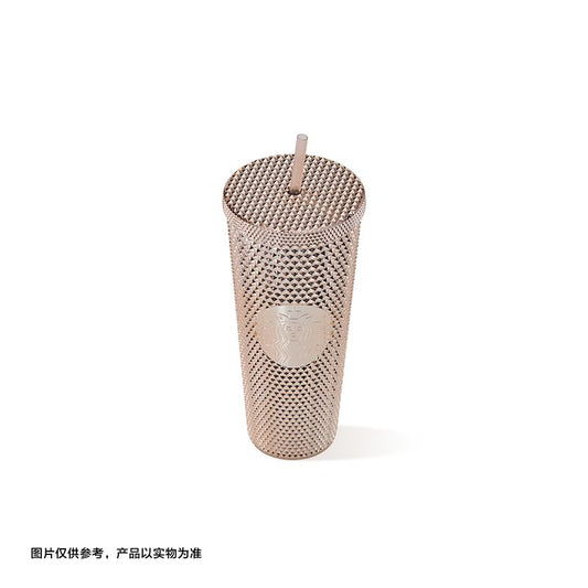 China Starbucks - 710ml Gold Studded Tumbler