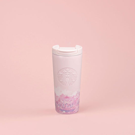 Hong Kong Starbucks - 12OZ CHERRY BLOSSOM CAROUSEL SS TUMBLER