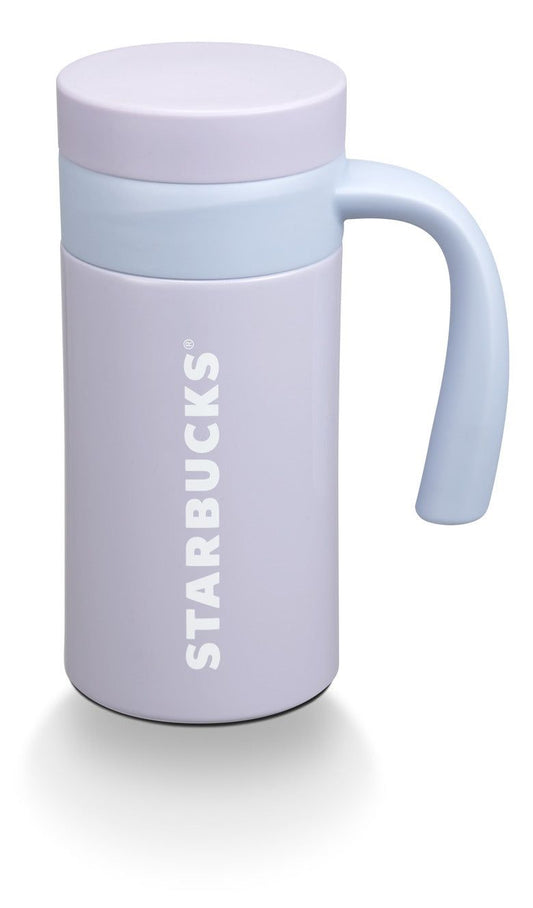 Hong Kong Starbucks - 12OZ PURPLE SS TUMBLER W/HANDLE