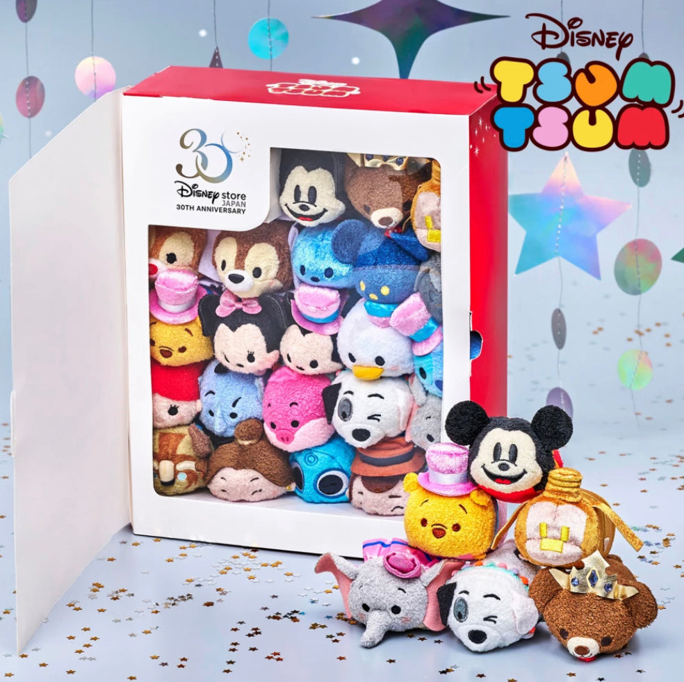 SDJ Disney Store Japan 30TH Anniversary Tsum Tsum boxset
