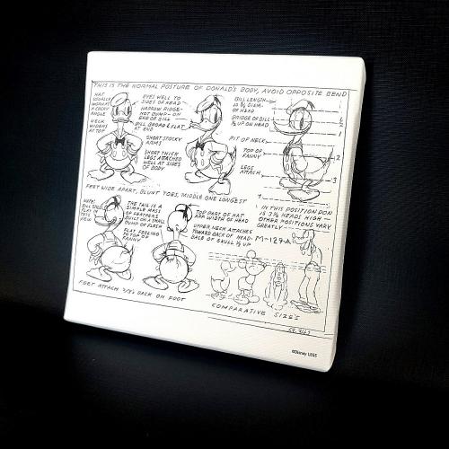 JAPAN EXCLUSIVE - The Wonder Movie Collection - Donald Duck canvas board