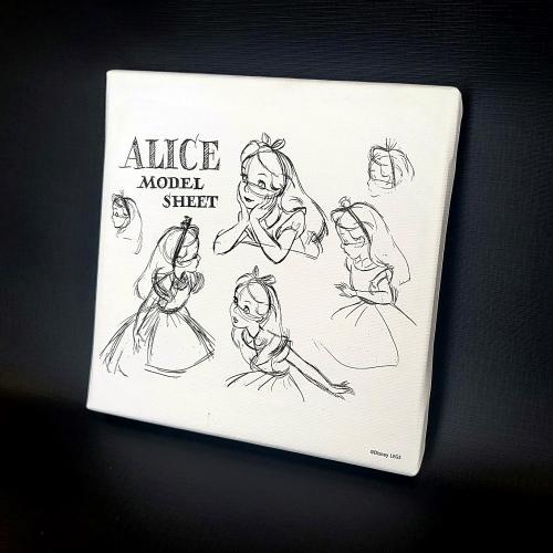 JAPAN EXCLUSIVE - The Wonder Movie Collection -Alice in Wonderland canvas board