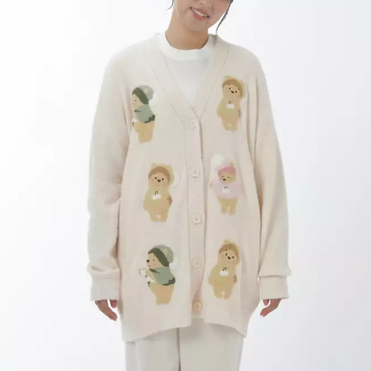 SDJ - White Pooh 2024 - Cardigan