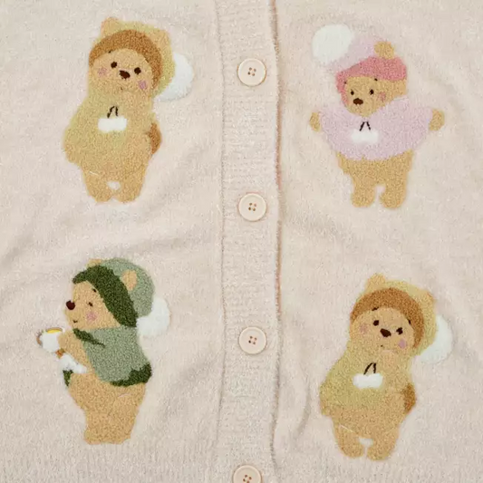 SDJ - White Pooh 2024 - Cardigan