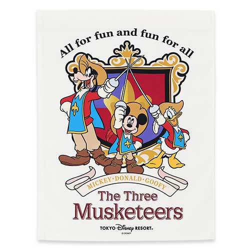 SDJ - The Three Musketeers - fabric poster