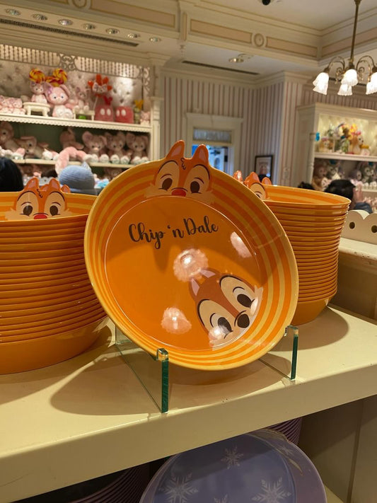 HKDL - Disney Character Plate - Chip n Dale