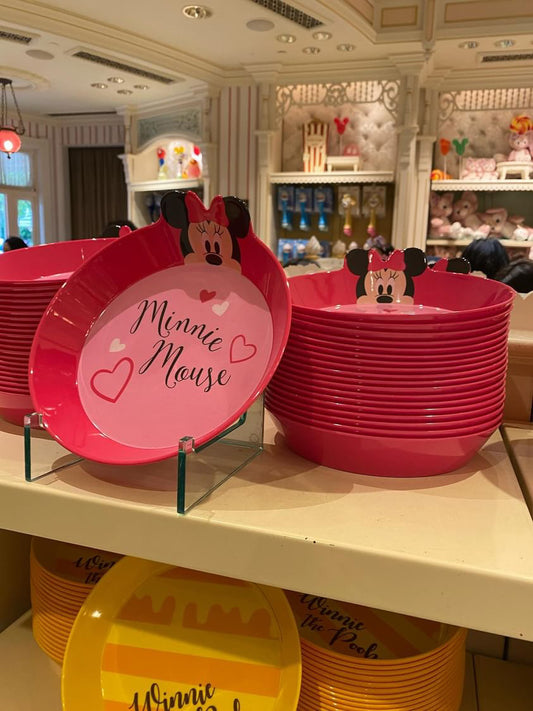 HKDL - Disney Character Plate - Minnie Mouse