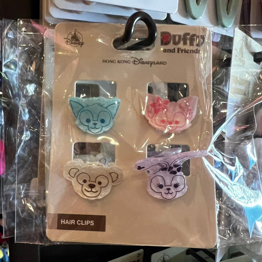 HKDL - Duffy and friends hair clip set